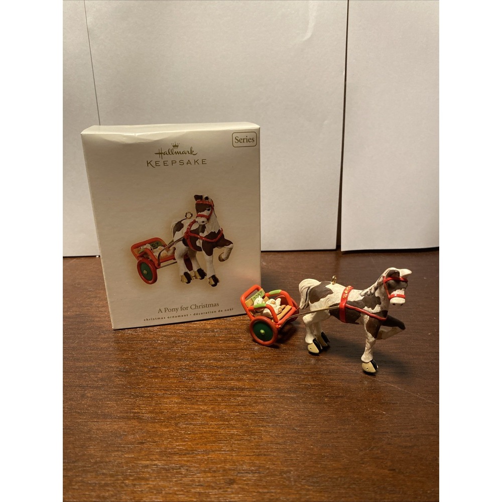2007 "A Pony for Christmas" Hallmark Keepsake Ornament